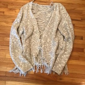Fringe Cardigan